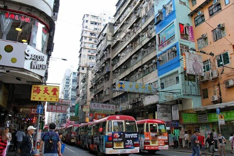 香港　バス